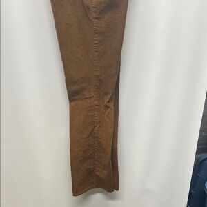 Jones, New York corduroy pants size 6 flared leg rust color